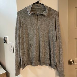Aerie Super Soft Quarter Zip Shirt